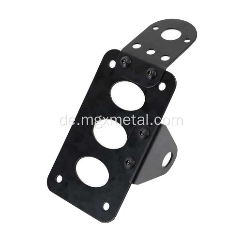 Pulverbeschichtung Metall Black Motorcycle Side Mount Halterung